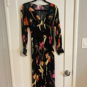 Leith floral maxi dress - S